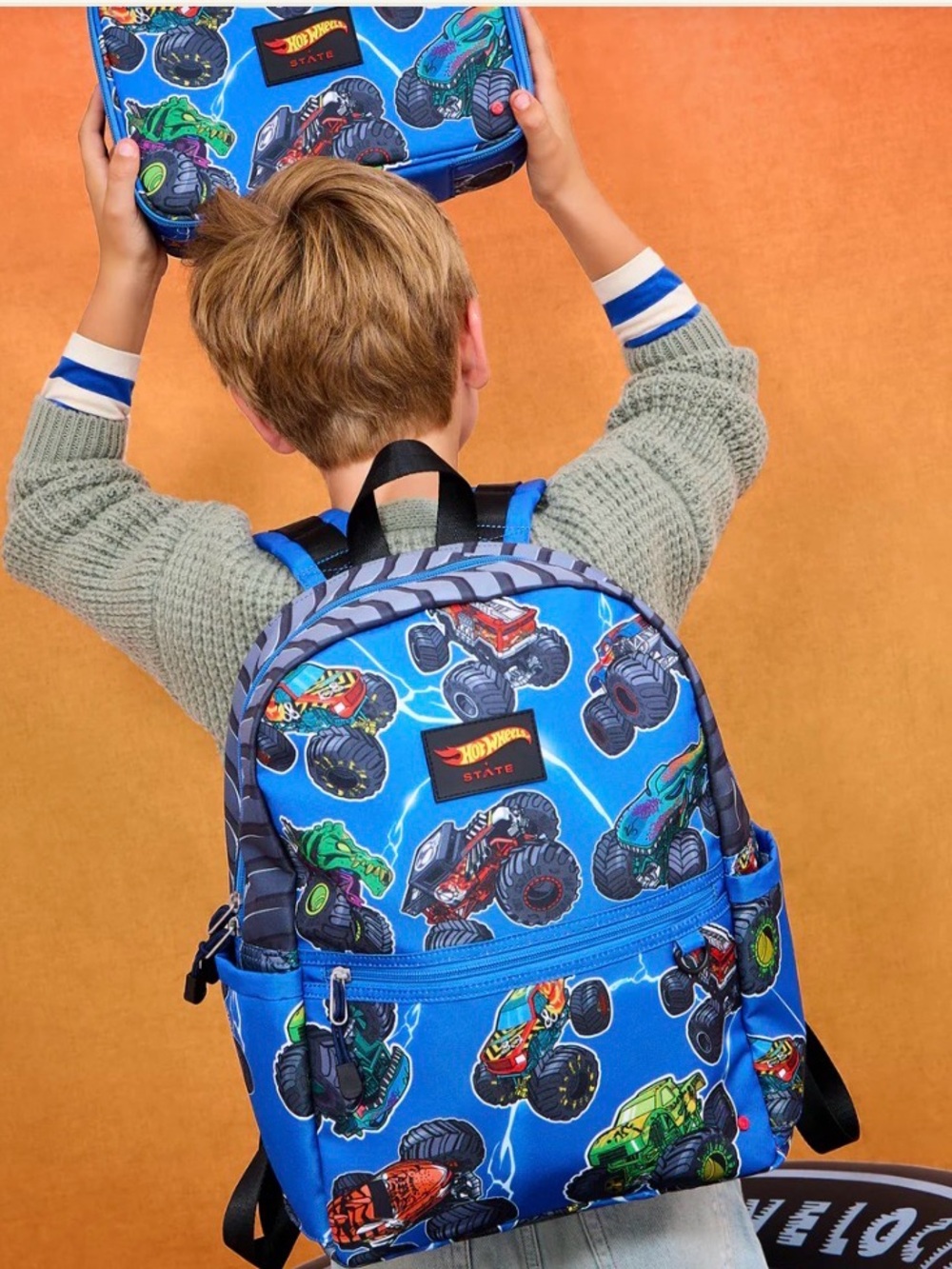NWT Hot Wheels x STATE Kane Backpack & Rodgers Lunchbox Duo